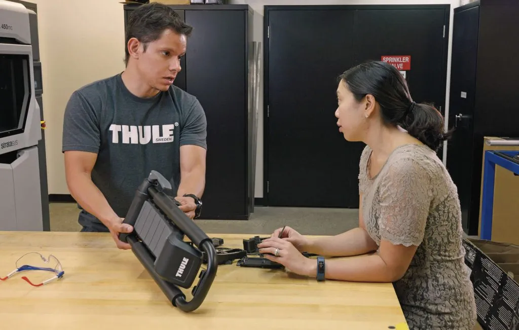 Thule carbon fiber 3D printing with Nylon 12CF