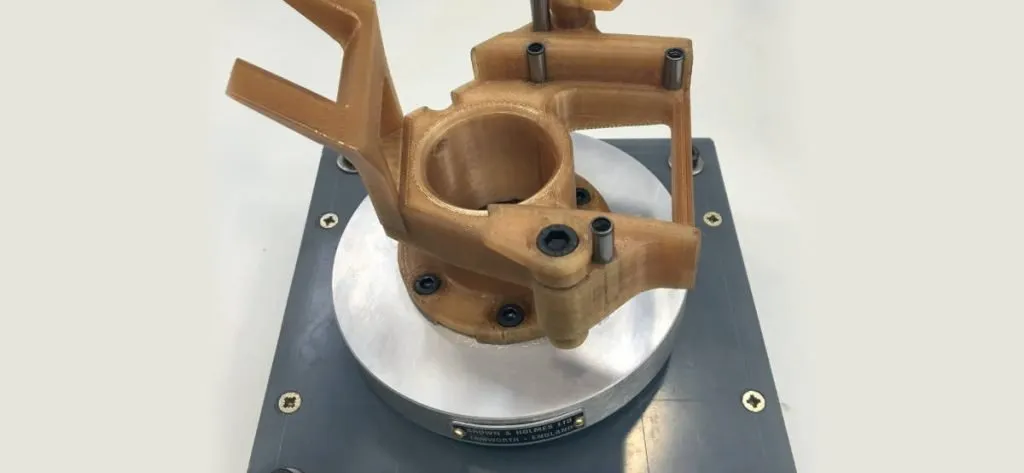 Fixture holding component for laser drilling machine