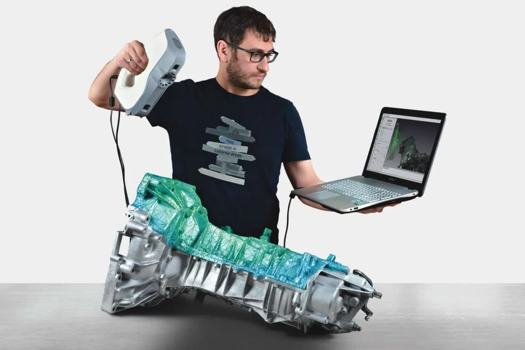 Artec 3D Scanner in action