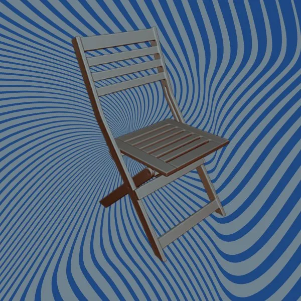 Wooden Chair 3D Scan