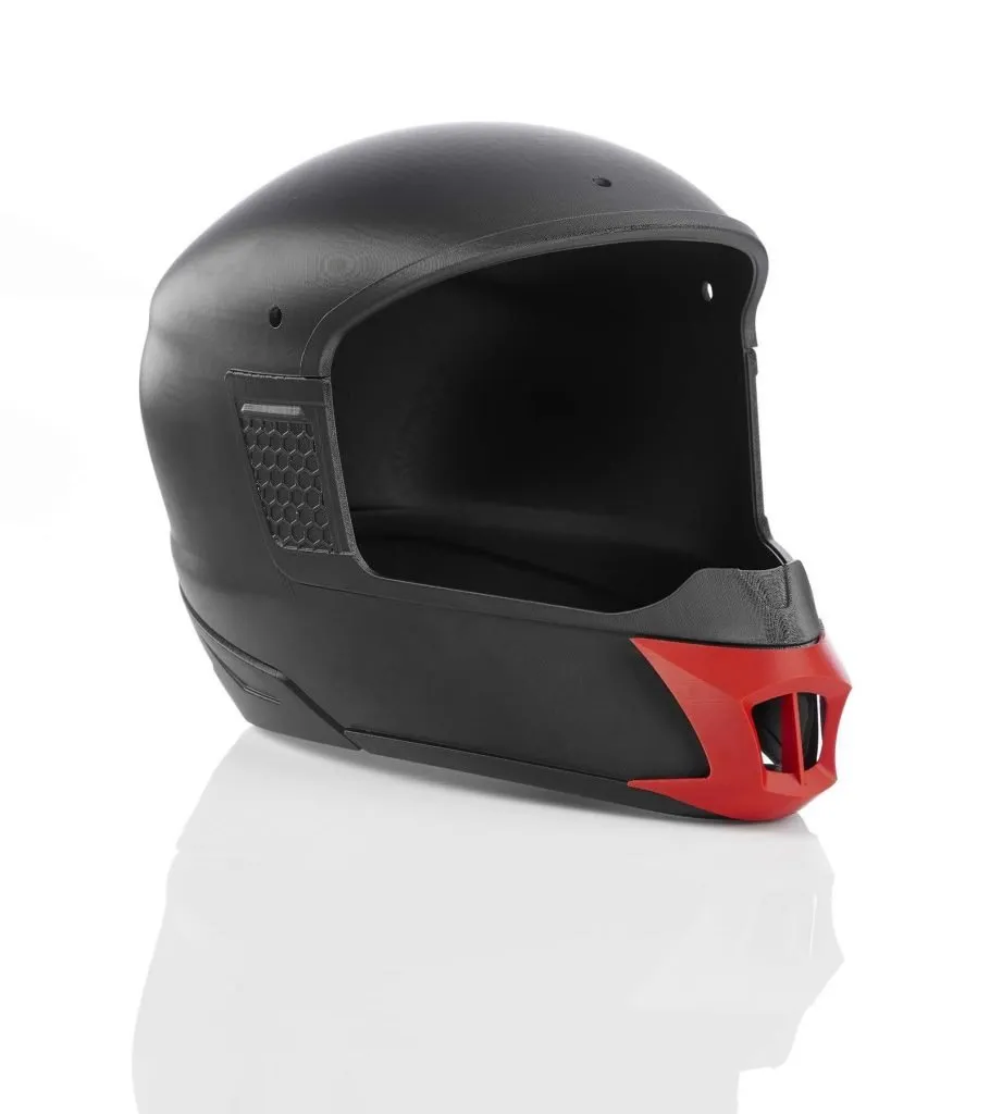 PLA motorcycle helmet