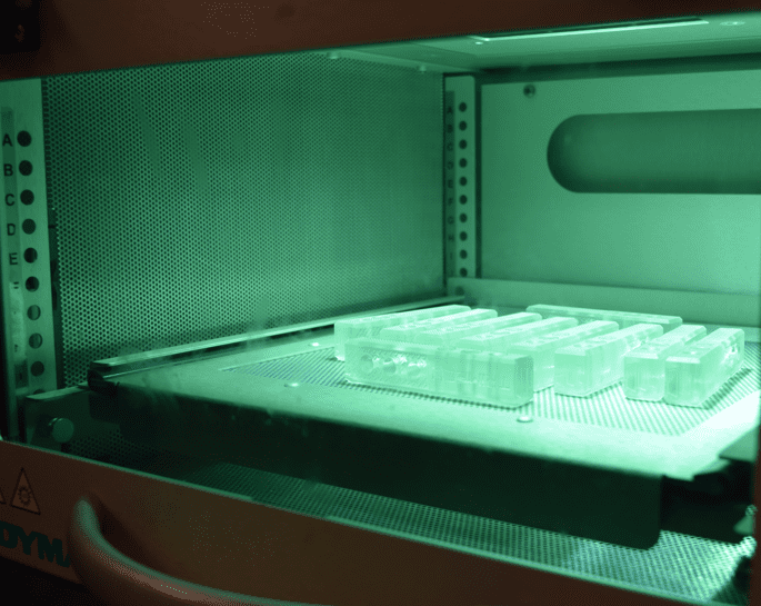 TriMech UV post cure