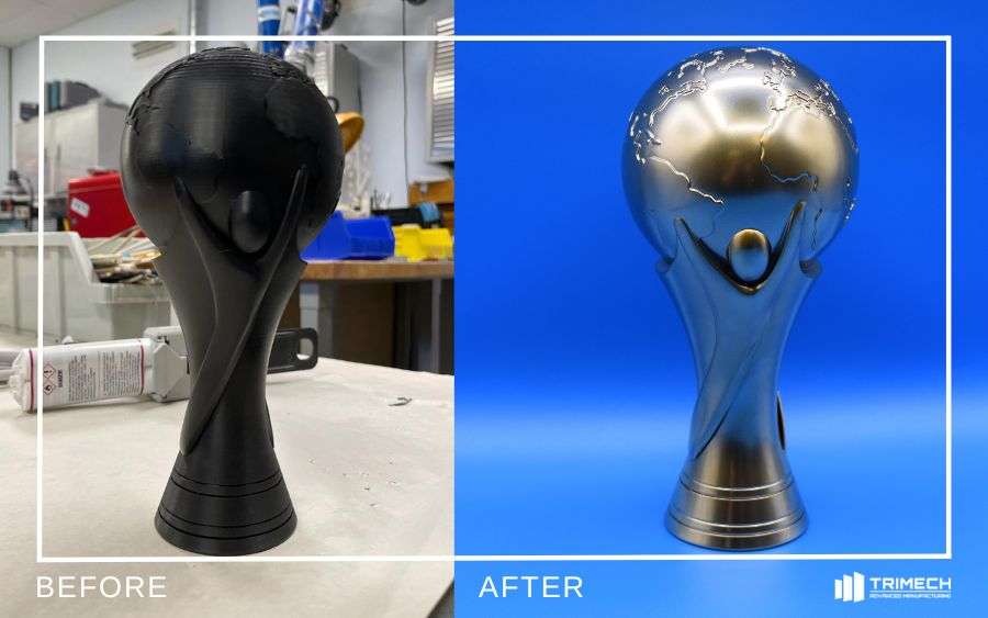 3D printed and painted trophy