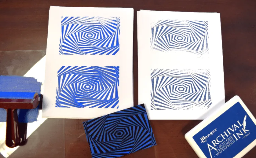 3D Printed PolyJet Stamp Tests