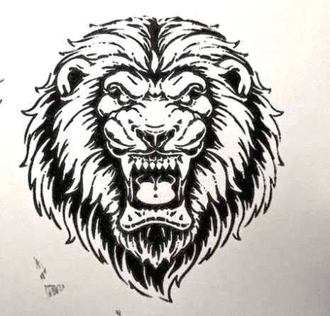 3D Printed PolyJet Lion Stamp Impression on Paper