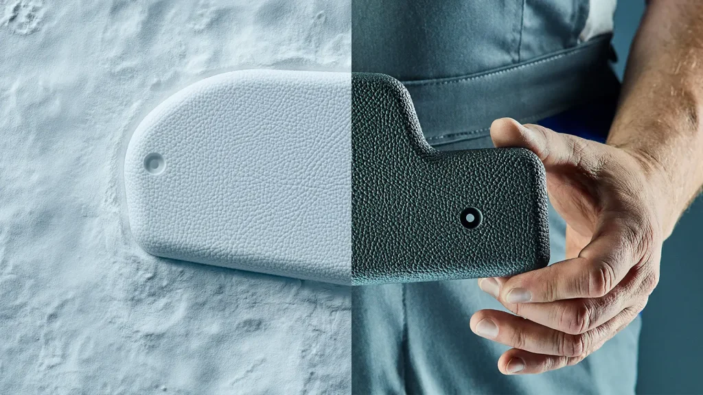 Dyed automotive interior parts
