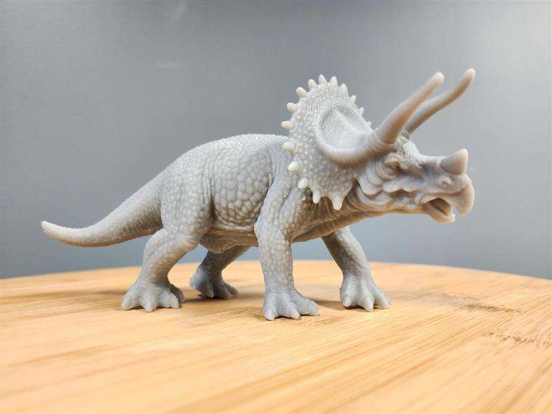 Triceratops printed with Form 4 in 2 hours