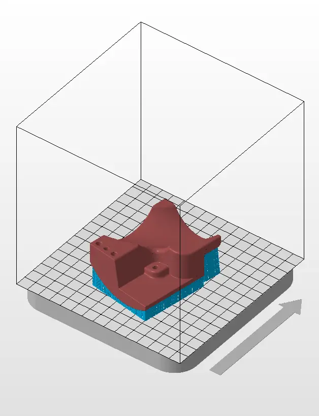 3D print metal part