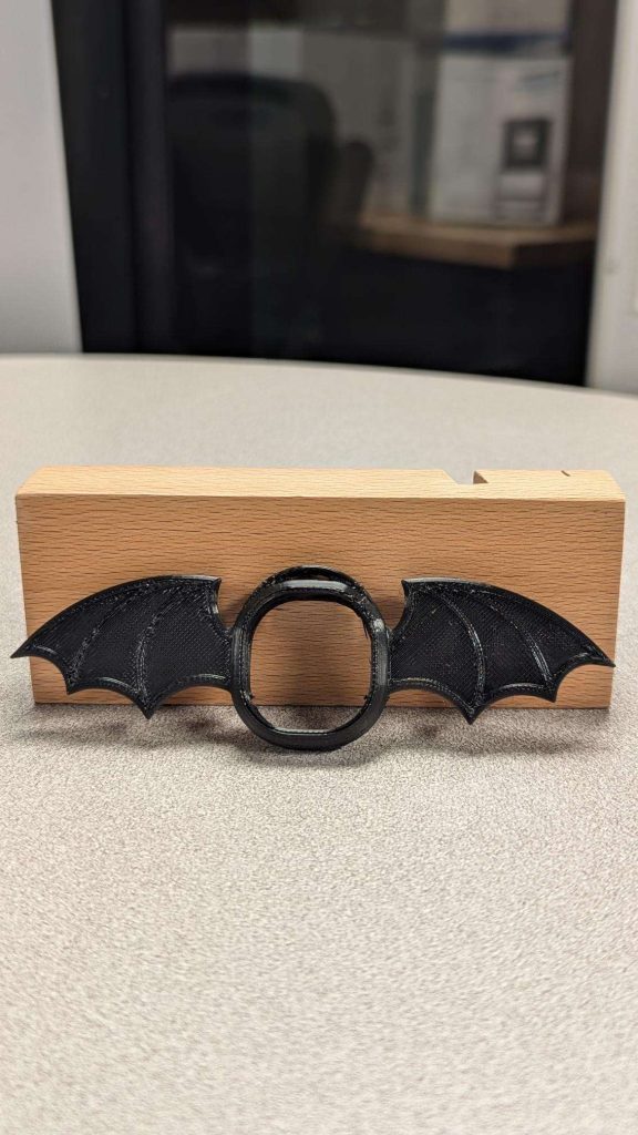 A design concept for a key chain smart watch holder printed with flexible 3d printer filament