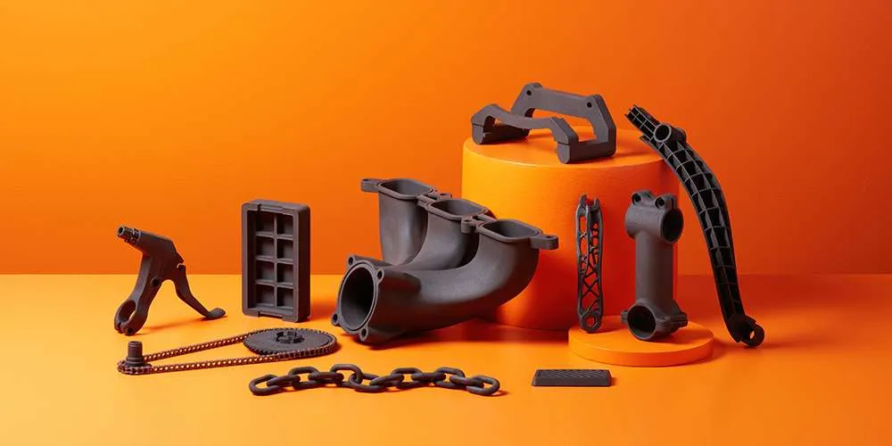 Nylon 11 CF powder printed parts