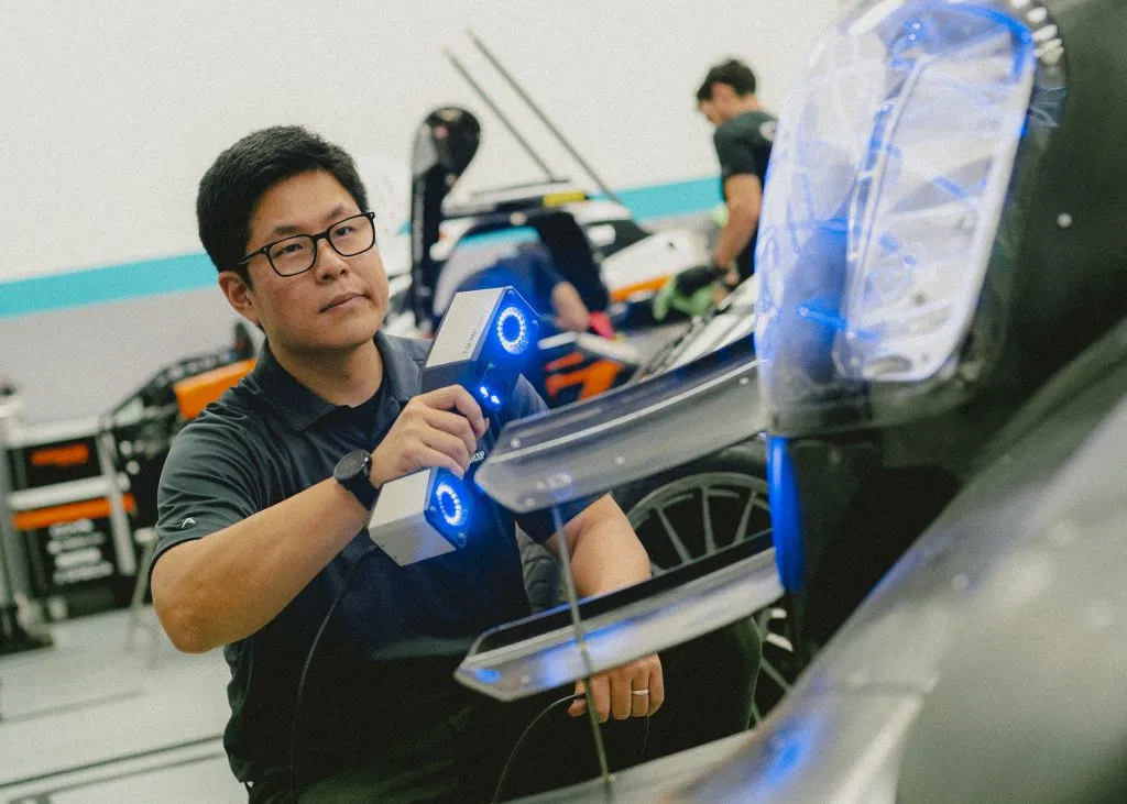 TriMech and Capone Race Ready Engineering with the Zeiss T-Scan Hawk 2