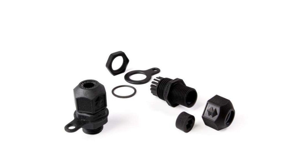 Cable-Gland-Somos-WeatherX-100-Parts-P3-General-Purpose-Photopolymers Cable Gland Somos WeatherX 100 Parts - P3 General Purpose Photopolymers