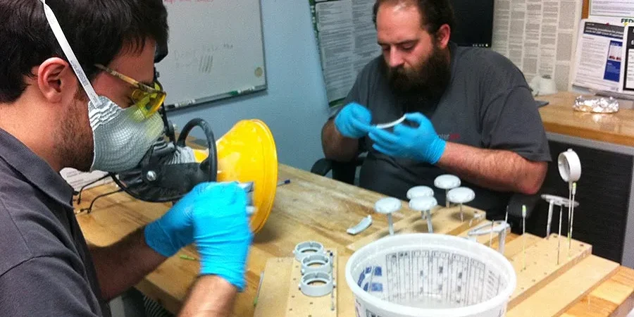 Finishing parts